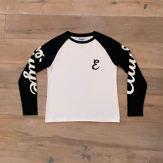 Étage Longsleeve Black/White