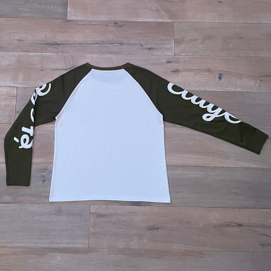Étage Longsleeve Olive/White