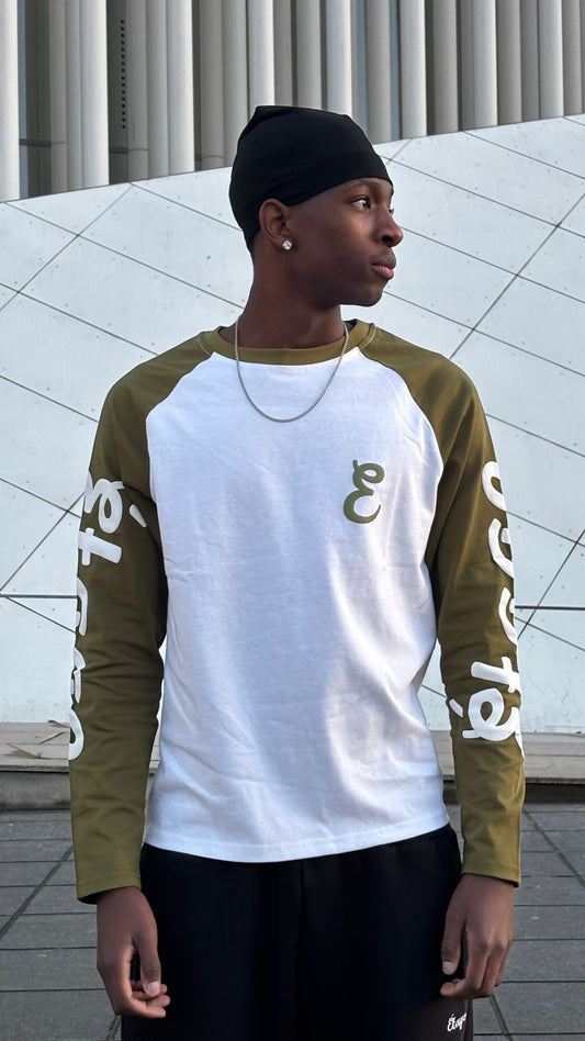 Étage Longsleeve Olive/White