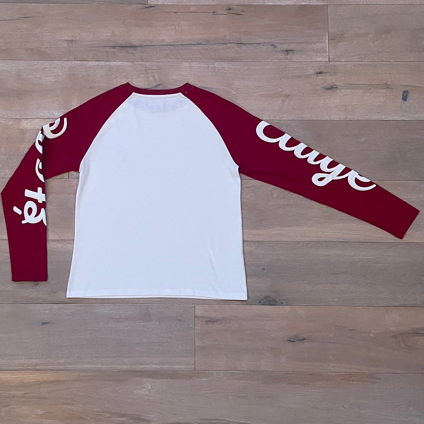 Étage Longsleeve Burgundy/White
